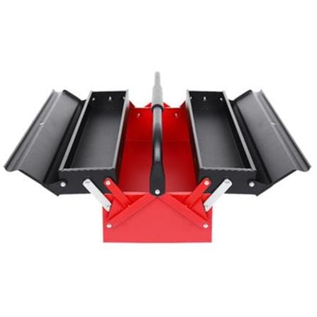 PROFESSIONAL TOOL BOX MATALL 3-COMPARTMENT BLACK/RED
