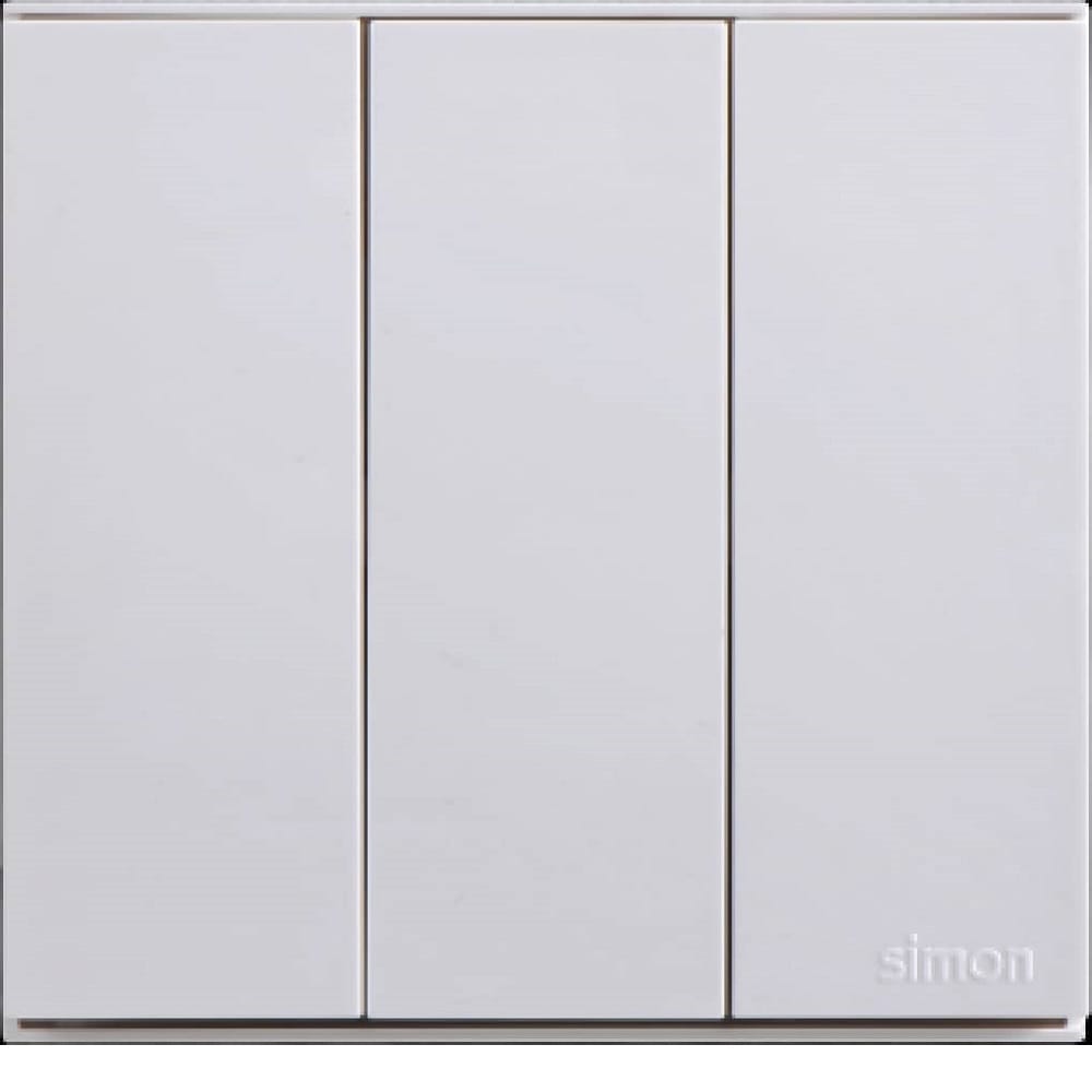16A 3 GANG 2 WAY SWITCH 721032 WHITE SIMON