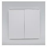 16A 2 GANG 1 WAY SWITCH 721021 SIMON WHITE
