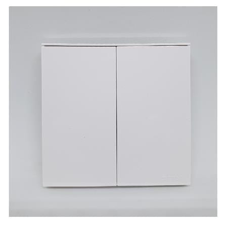 16A 2 GANG 2 WAY SWITCH 721022 SIMON WHITE