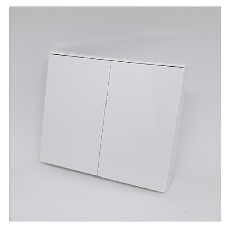 16A 2 GANG 2 WAY SWITCH 721022 SIMON WHITE