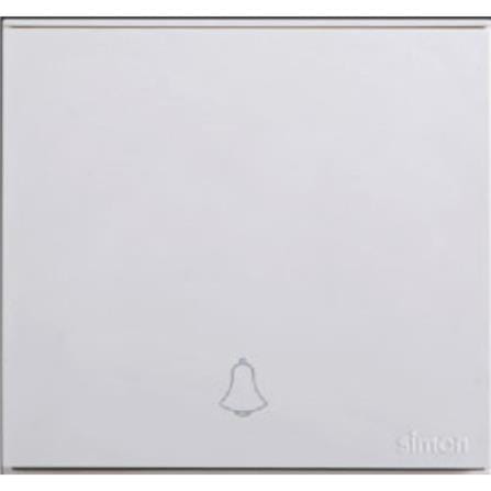 SIMON 16A 1 GANG 1 WAY DOORBELL 726301 WHITE
