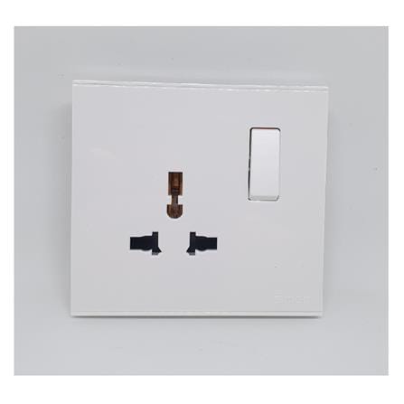13A UNIVERSAL SWICH SOCKET 721089 SIMON WHITE