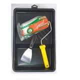 STERLING PAINT ROLLER, SCRAPER AND TRAY SET