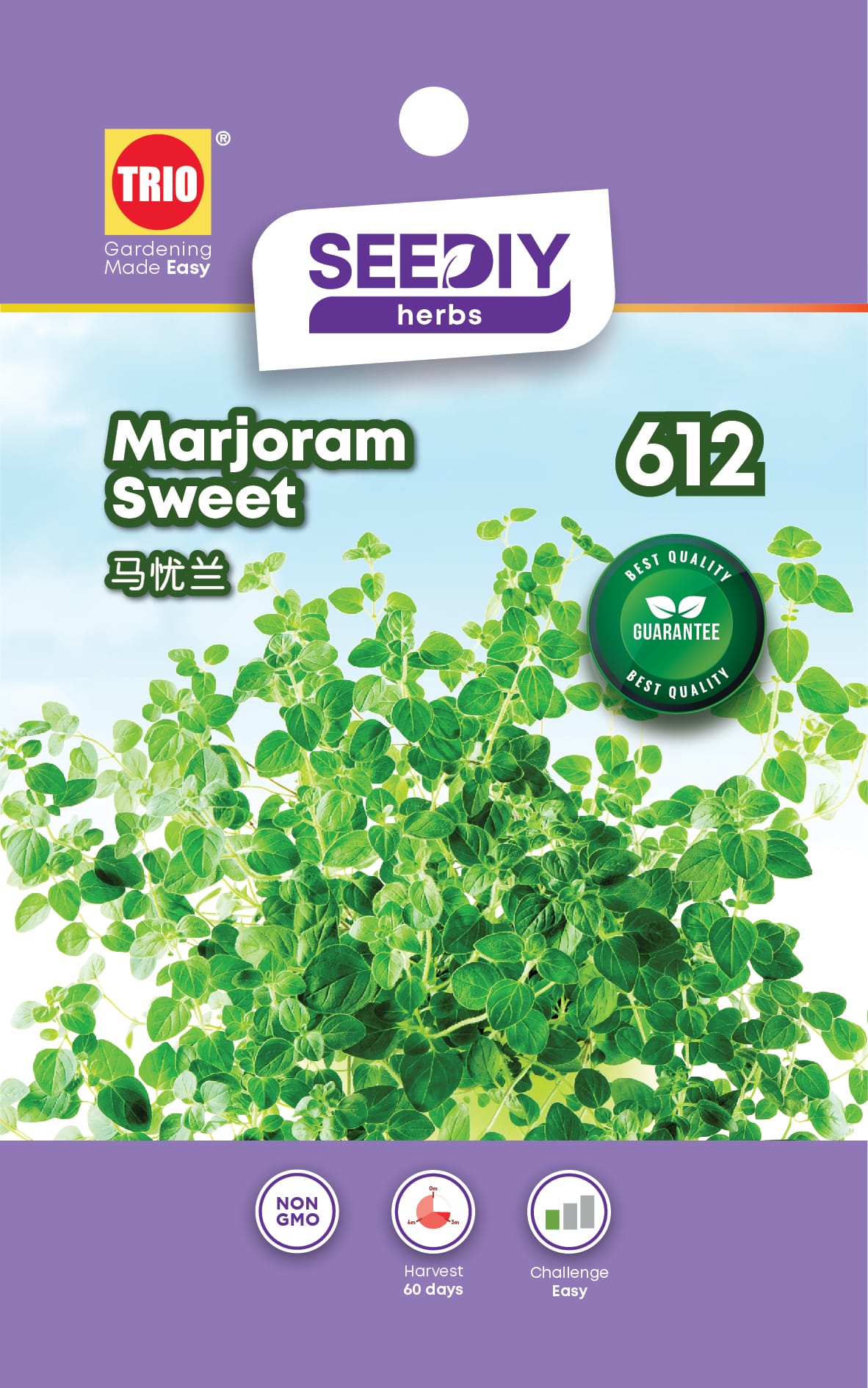 TRIO SY HERBS MARJORAM SWEET 612