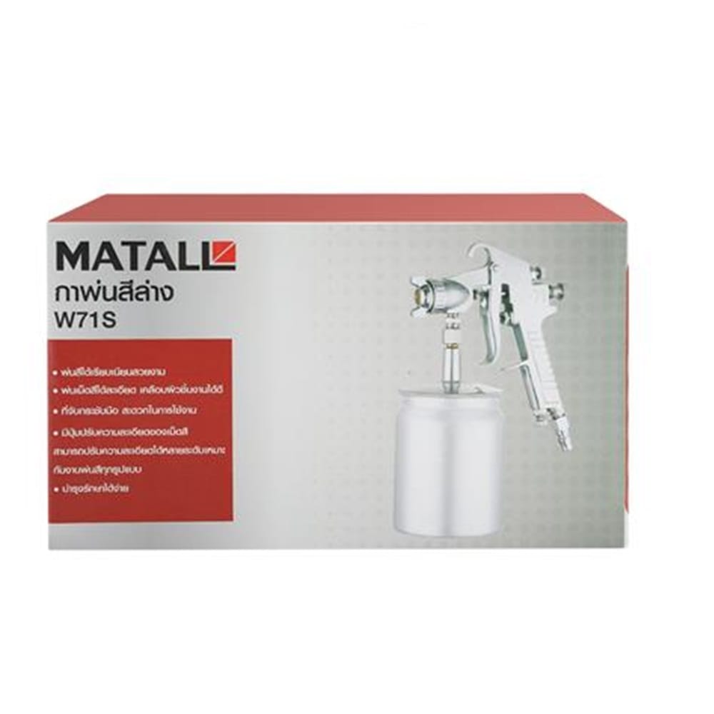 AIR PAINT SPRAYER MATALL BOTTOM-LOAD SG112 1.5MM 1000ML