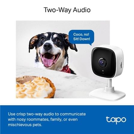 TP-LINK WIFI HOME SECURITY CAMERA TAPO C100 WHITE