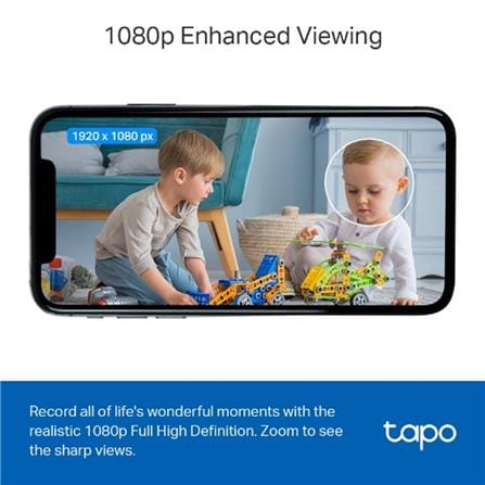 TP-LINK WIFI HOME SECURITY CAMERA TAPO C100 WHITE