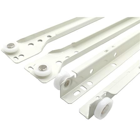 AVIO SELF CLOSE DRAWER SLIDE 14" EACH WHITE