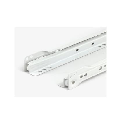 AVIO 18" SELF CLOSE SIDE MOUNT DRAWER SLIDE WHITE