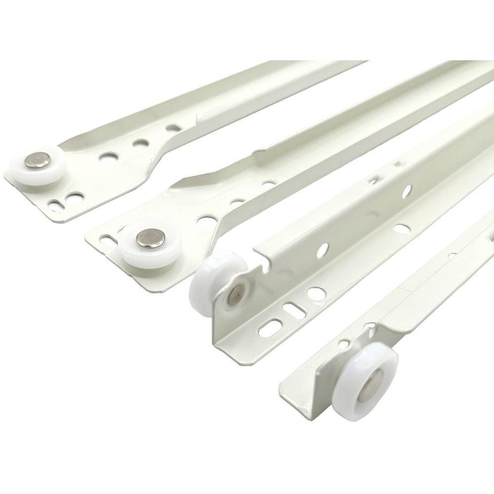 AVIO SELF CLOSE DRAWER SLIDE 16" EACH WHITE