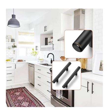 AVIO 6" A362 STAINLESS STEEL SUS304 FURNITURE HANDLE 160MM MATT BLACK