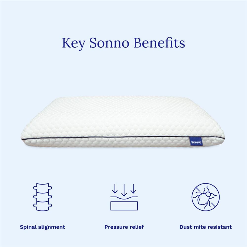 SONNO THE PILLOW PIL-1G-MEM-40-70WH WHITE