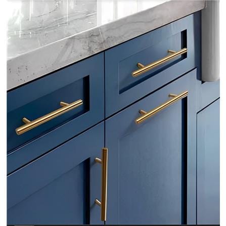 AVIO HANDLE A362 STAINLESS STEEL SU201 96MM GOLD