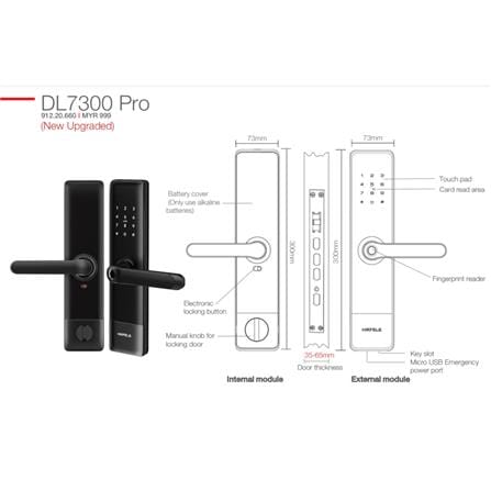 HAFELE HAFELE DGL DL7300S  MULTI-F DIGITAL LOCK