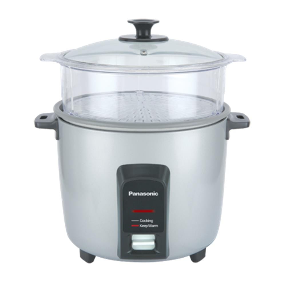 PANASONIC CONVENTIONAL RICE COOKER SR-Y22FGJLSK 730WATT 2.2LITER STEAMER SILVER