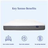 SONNO ORIGINAL MATTRESS QUEEN  MAT-1G-QUE-190-150 WHITE/GREY