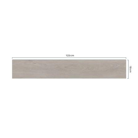 CROBERN SPC CLICK 6MM 18X123CM IVORY GREY 1.77M2
