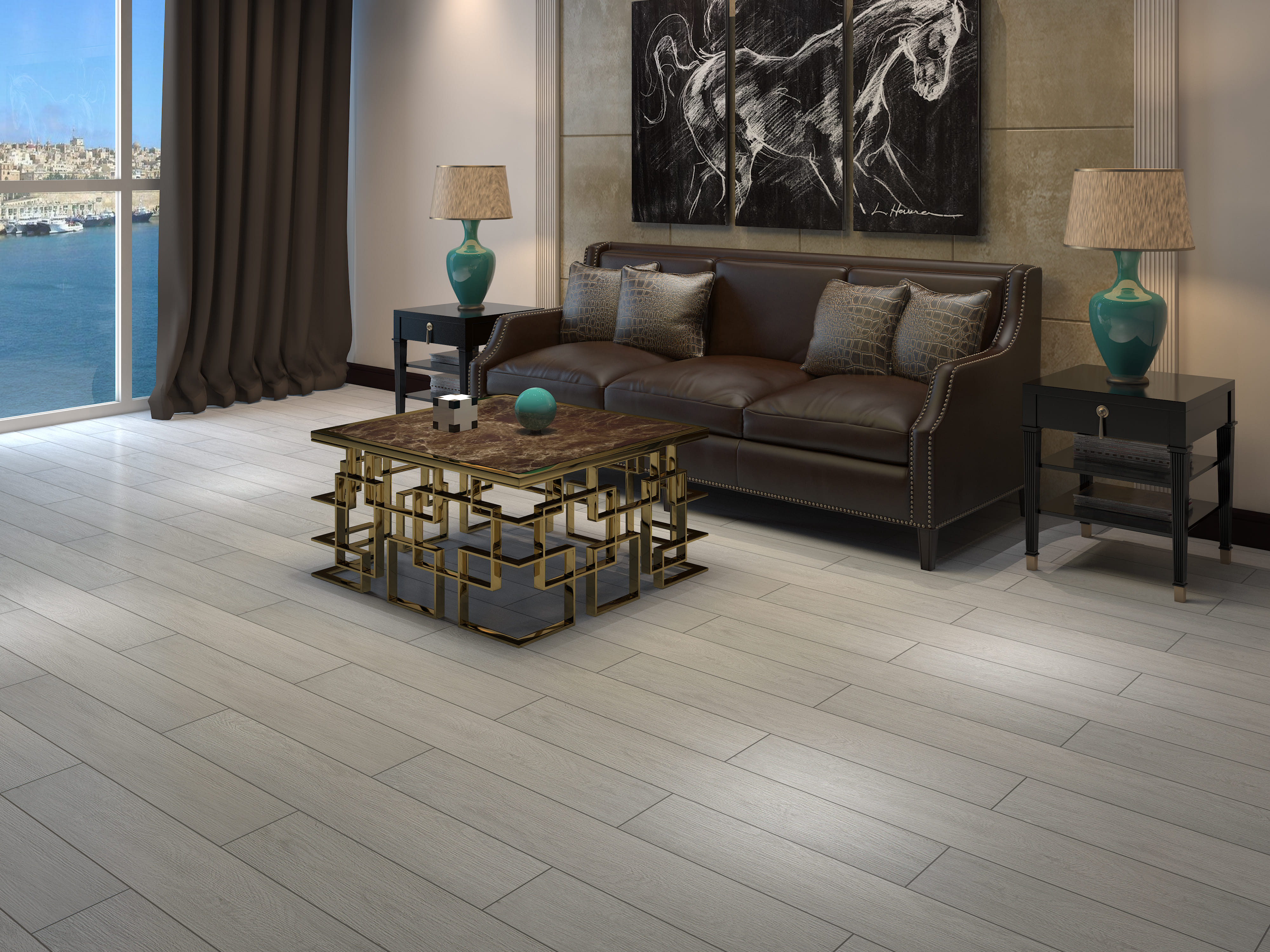 TARA VINYL LOOSELAY 18X122CM 5MM LIGHT GREY 1.76M2