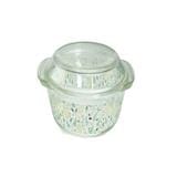 LITTLE HOMES HARVEST BOROSILICATE ROUND GLASS CASSEROLE 2L