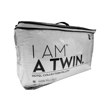 NORDIC HOME HOTEL PILLOW TWIN PACK 46X70CM WHITE