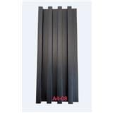 ECOCLASS WALL LINE 300X16X2.5CM A4-08 METAL BLACK 0.48M2