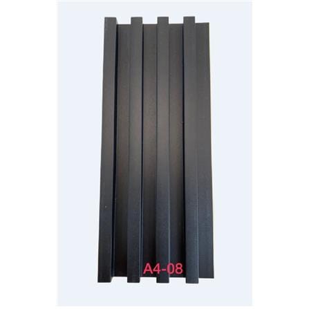ECOCLASS WALL LINE 300X16X2.5CM A4-08 METAL BLACK 0.48M2