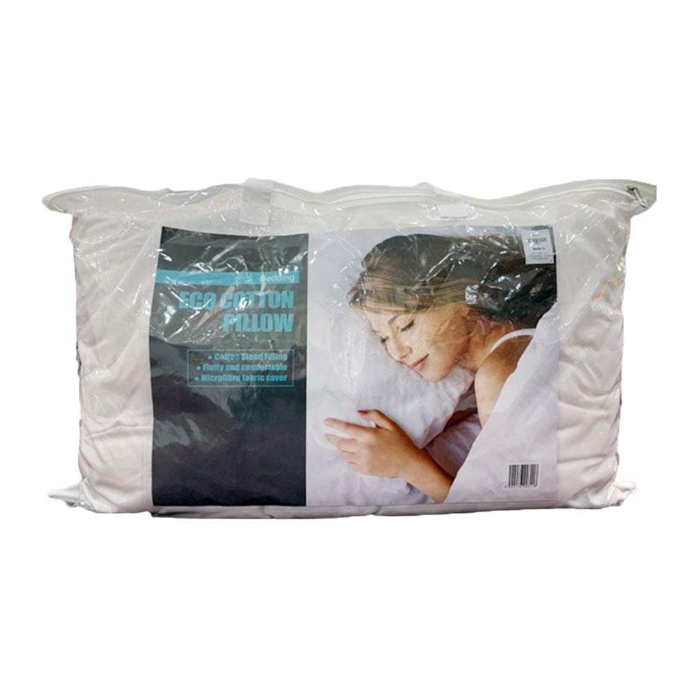 NORDIC HOME COMFI ECO COTTON PILLOW 48X74CM WHITE