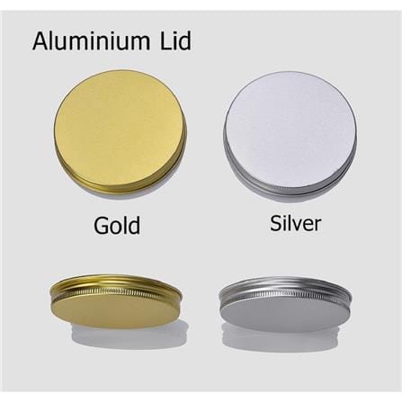 PLASTIC PET JAR 0.8L WITH ALUMINIUM GOLD LID