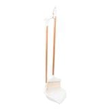 BROOM+DUST PAN ACCO MOKU 8" BROOM SET WHITE
