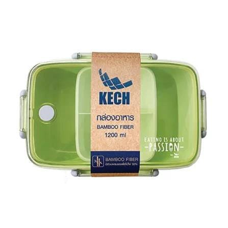 BAMBOO FIBER FOOD CONTAINER KECH SAVE THE WORLD 1.2L GREEN