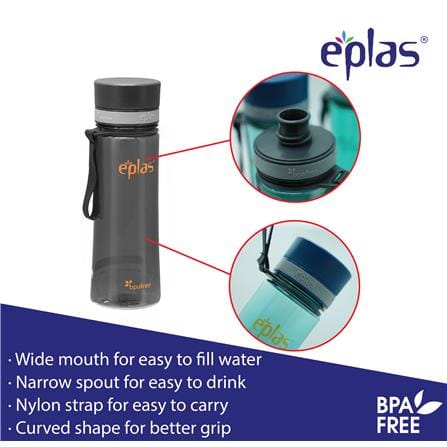 EPLAS WATER BOTTLE 600ML EGH-600BPA