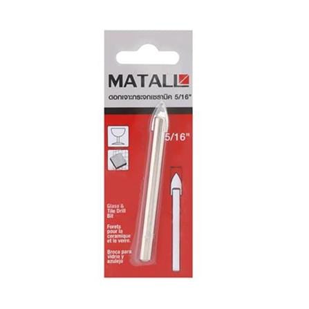 MATALL GLASS & TILE DRILL BIT 5/16" (ROUND SHANK)