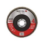 MATALL FLAP DISC 4" 60-G 2PCS