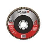 MATALL FLAP DISC 4" 100-G 2PCS