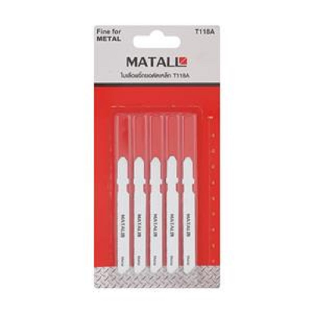 MATALL JIGSAW BLADE T101A (FINE FOR METAL) 100MM 5PCS/PCK