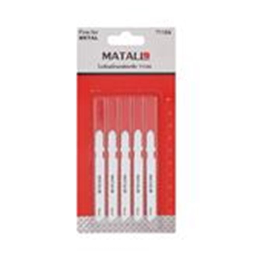 MATALL JIGSAW BLADE T101A (FINE FOR METAL) 100MM 5PCS/PCK