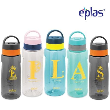 EPLAS WATER BOTTLE 2000ML WITH STRAW TRITAN BPA-FREE EGT-2000BPA