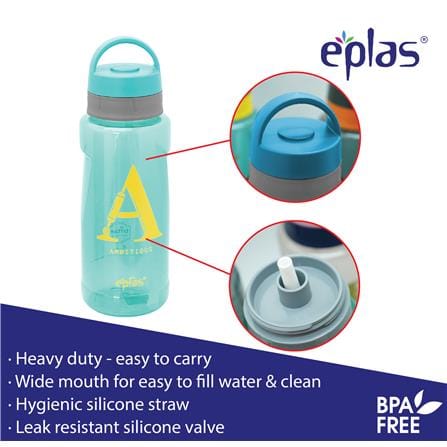 EPLAS WATER BOTTLE 2500ML WITH STRAW TRITAN BPA-FREE EGT-2500BPA