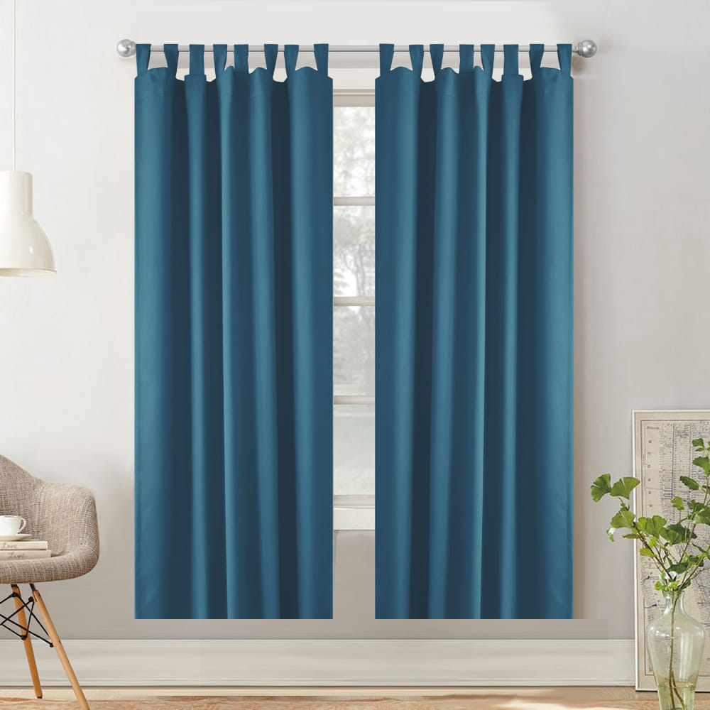 HLS CURTAIN TAB TOP ZAFA UV 130X180CM BLUE