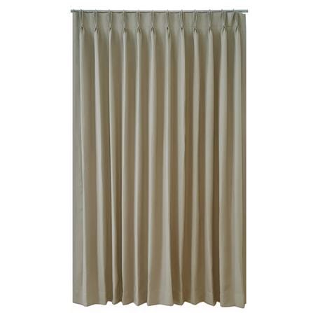 HLS CURTAIN FRENCH PLEAT ZAFA UV 140X250CM DARK BROWN