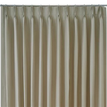 HLS CURTAIN FRENCH PLEAT ZAFA UV 140X250CM DARK BROWN