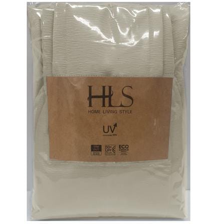 HLS CURTAIN FRENCH PLEAT ZAFA UV 140X250CM DARK BROWN