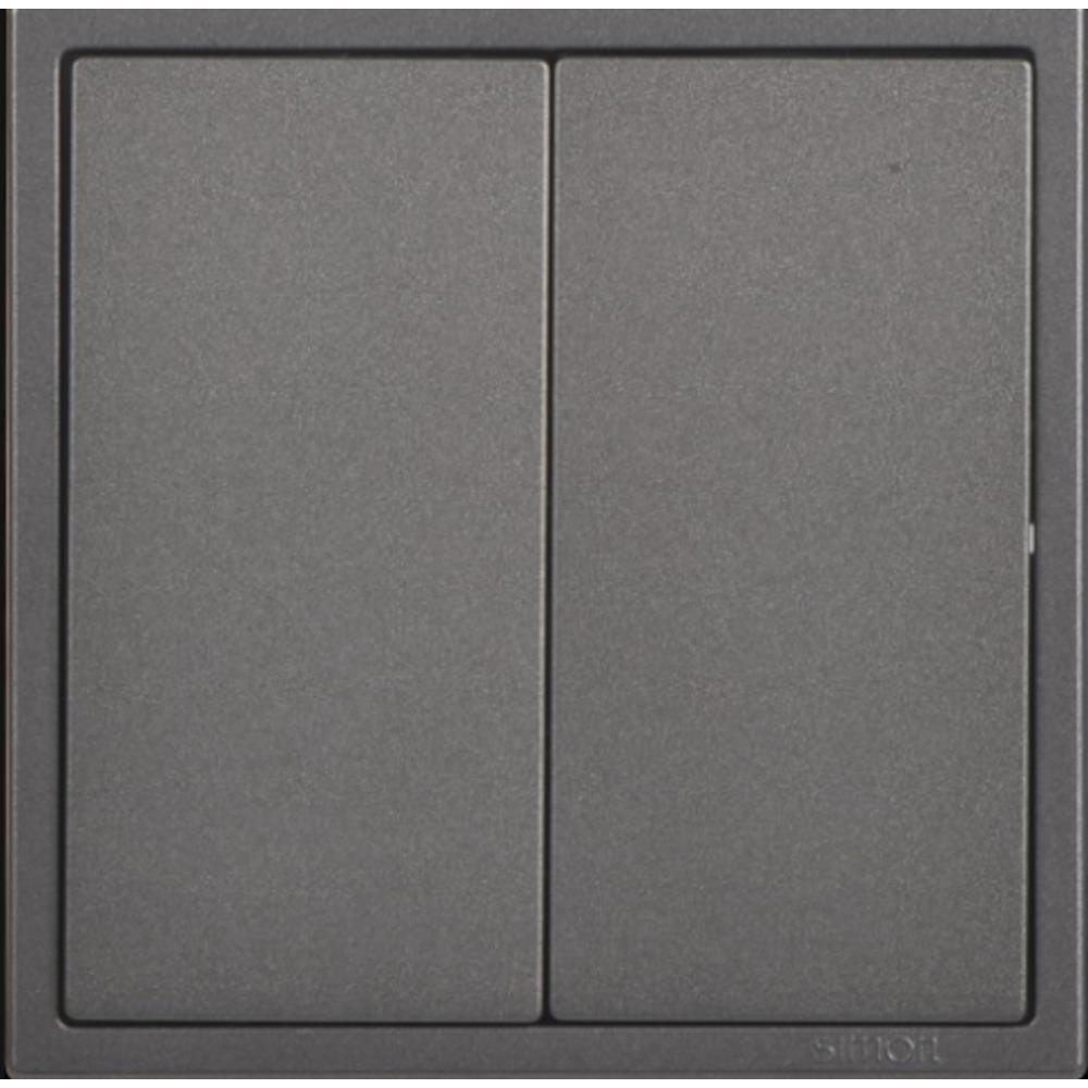 SIMON 16A 2 GANG 2 WAY SWITCH H701022 BLACK