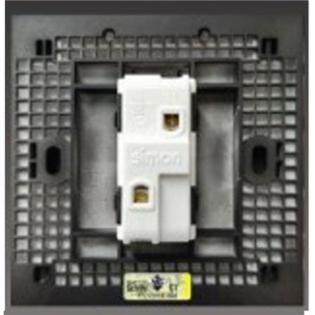 SIMON 16A 2 GANG 2 WAY SWITCH H701022 BLACK