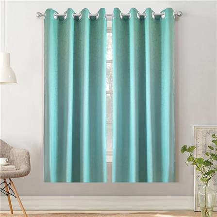 HLS CURTAIN EYELET LILY UV 140X220CM BLUE