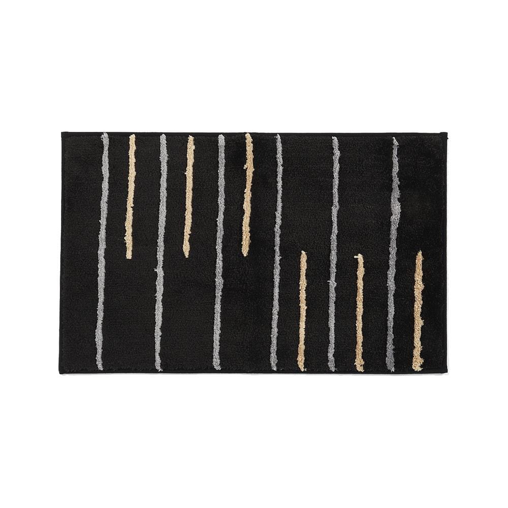 HLS RUG PIANA 45X70CM BLACK