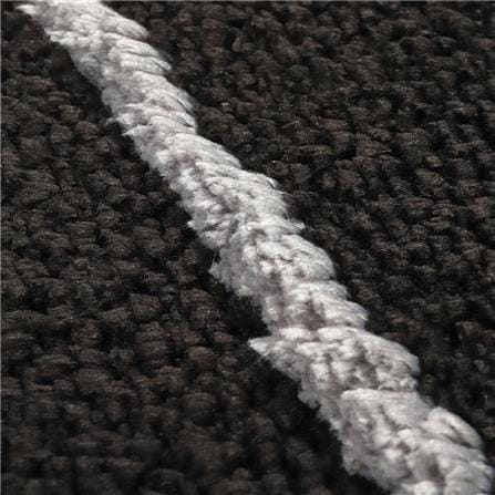 HLS RUG PIANA 45X70CM BLACK