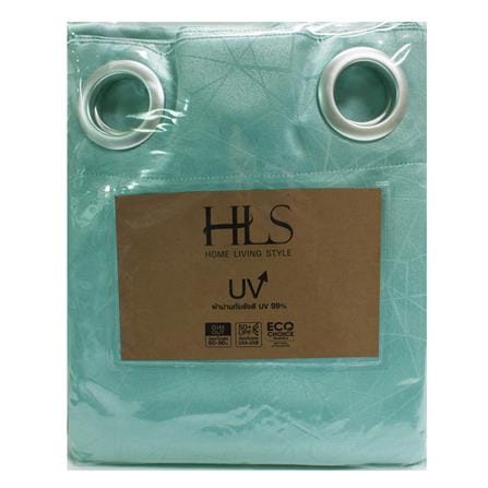 HLS CURTAIN EYELET LILY UV 140X250CM BLUE