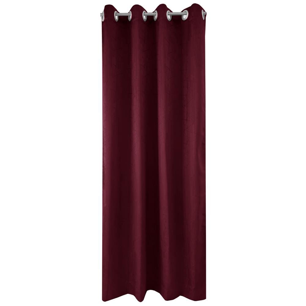 HLS CURTAIN EYELET LILY UV 140X180CM RED